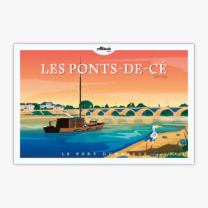 carte-postale-les-ponts-de-ce-anjou-val-de-loire-altitudeposters Carte postale Les Ponts-de-Cé - Anjou