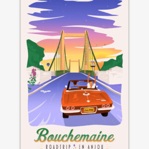 Affiche Bouchemaine - Roadtrip en Anjou