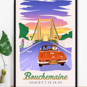 Affiche Bouchemaine - Roadtrip en Anjou
