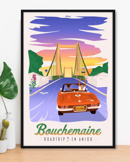 Affiche Bouchemaine - Roadtrip en Anjou