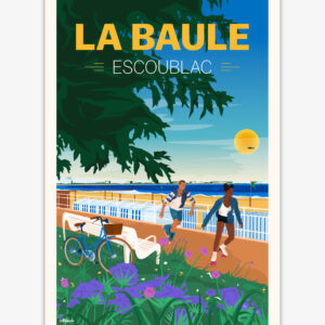 affiche-la-baule-escoublac-altitudeposters Affiche La Baule-Escoublac