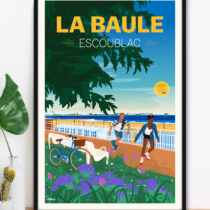affiche-la-baule-escoublac-altitudeposters-img2 Affiche La Baule-Escoublac