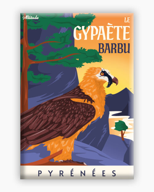magnet-gypaete-barbu-pyrenees-altitudeposters Magnet Gypaète barbu Pyrénées