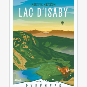 carte-postale-lac-isaby-hautacam-pyrenees-altitudeposters Carte postale Lac d'Isaby Massif du Hautacam Pyrénées