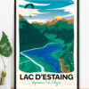 affiche-lac-estaing-valdazun-pyrenees-altitudeposters-img2 Affiche Lac d'Estaing Val d'Azun Pyrénées