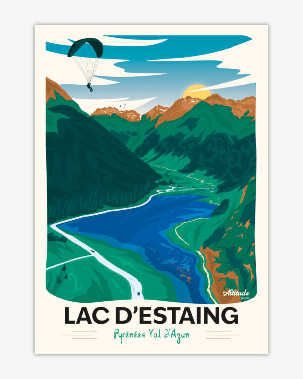 carte-postale-lac-estaing-val-azun-pyrenees-altitudeposters Carte postale Lac d'Estaing Val d'Azun Pyrénées