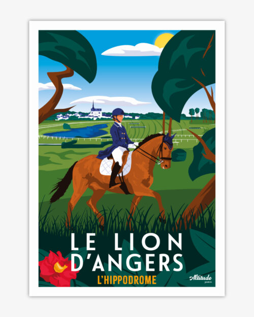 Carte postale Le Lion d'Angers Hippodrome l'Isle Briand