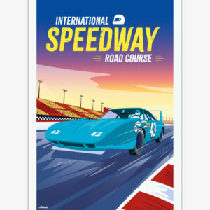 affiche-international-speedway-roadcourse-altitudeposters Affiche International Speedway Road Course. Course automobile type NASCAR sur circuit