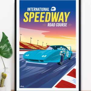 affiche-international-speedway-roadcourse-altitudeposters-img2 Affiche International Speedway Road Course. Course automobile type NASCAR sur circuit