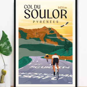 affiche-col-du-soulor-pyrenees-altitudeposters-img2 Affiche Col du Soulor Pyrénées