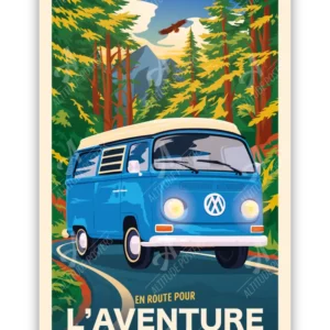 Affiche En route pour l'aventure