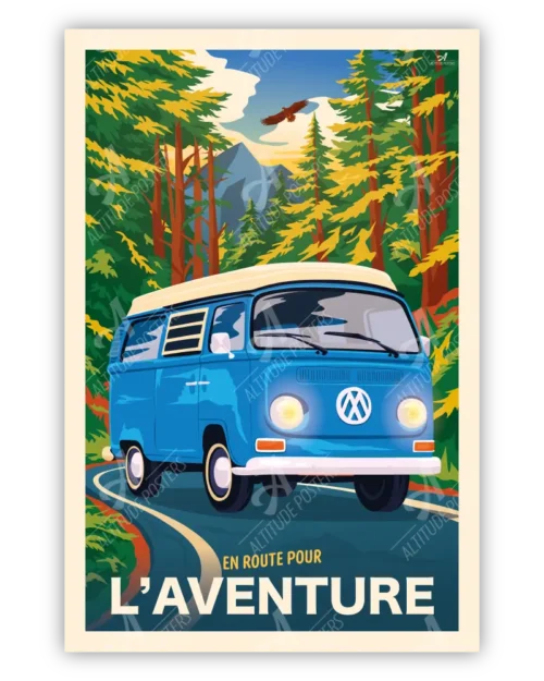 Affiche En route pour l'aventure
