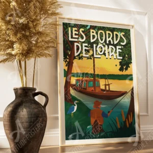 Affiche Les bords de Loire
