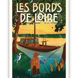 Affiche Les bords de Loire