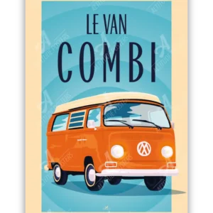 affiche-van-combi-altitudeposters Affiche Le Van Combi