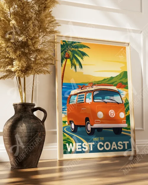 Affiche Visit the West Coast