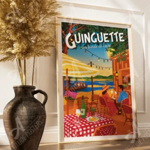 affiche-guinguette-des-bords-de-loire-altitudeposters-2 Affiche Guinguette des bords de Loire