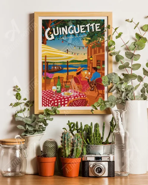 affiche-guinguette-des-bords-de-loire-altitudeposters-3 Affiche Guinguette des bords de Loire